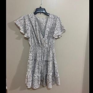 NWOT Black and white sundress
